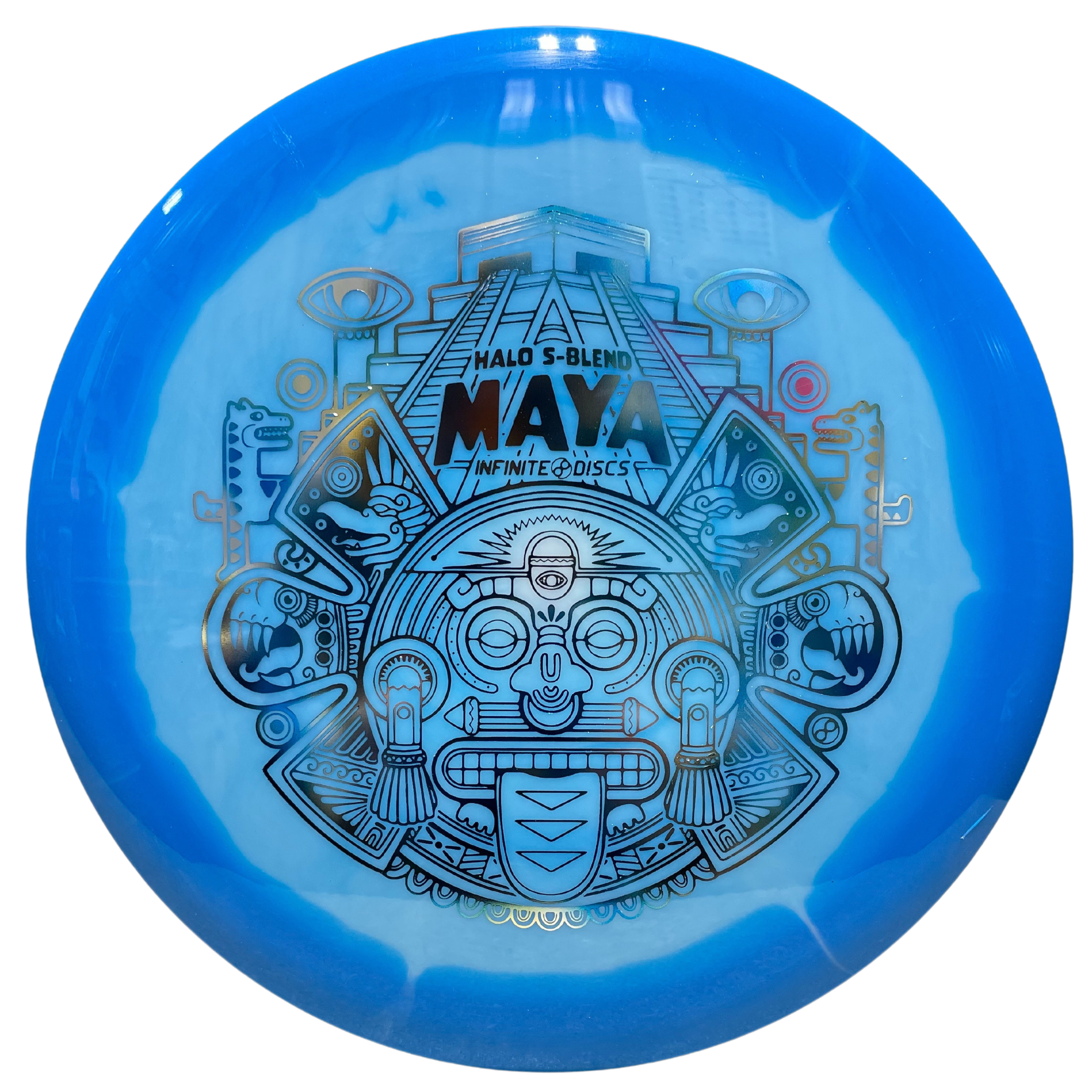 Blue Infinite Discs Maya Halo S-Blend Disc Golf Disc